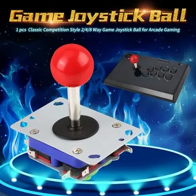 Classic Arcade 1up 2/4/8 Way Joystick Long Handle PacMan Zippy Stick For MAME • $15.77