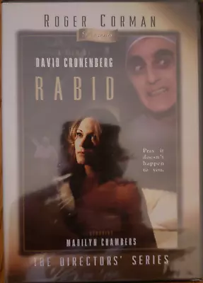 Rabid (DVD 1977 Roger Corman Presents The Directors Series) New Factory Sealed • $29.99