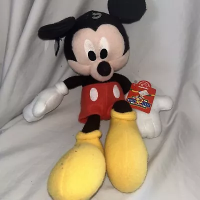 Applause Mickey Mouse For Kids Plush Stuffed Animal Toy 13  Floppy Disney W/ Tag • $8.96