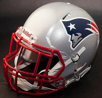 NEW ENGLAND PATRIOTS NFL Authentic GAMEDAY Football Helmet W/S2EG-II-SP Facemask • $349.99