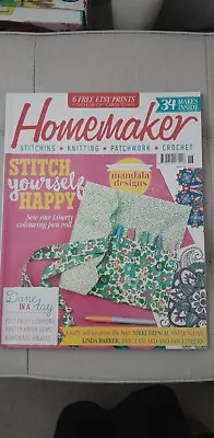 `Homemaker` Magazine - Issue 46 2016 Stitching / Knitting / Patchwork / Crochet • £1.20