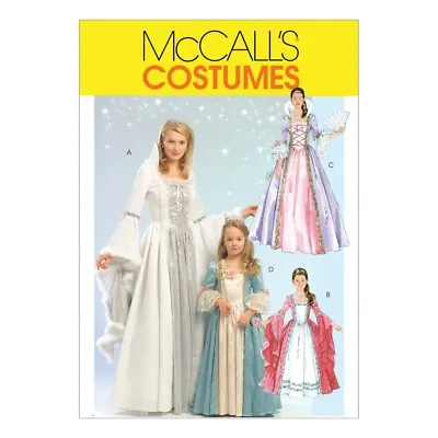 McCalls Ladies & Girls Sewing Pattern 5731 Princess Fancy Dress Costumes ... • £12