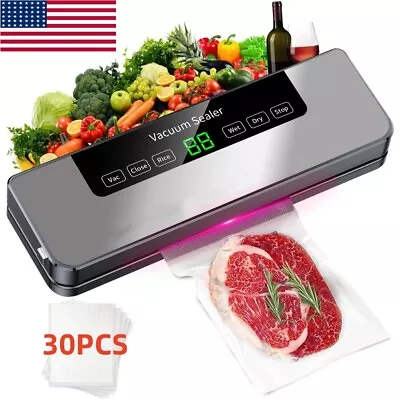 Commercial Vacuum Sealer Machine Seal A Meal Food Saver System With 30 Free Bags • $30.99