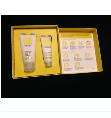 Murad High Performance Bodycare Youth Builder Kit White Clay Cleanser / Cream • $15
