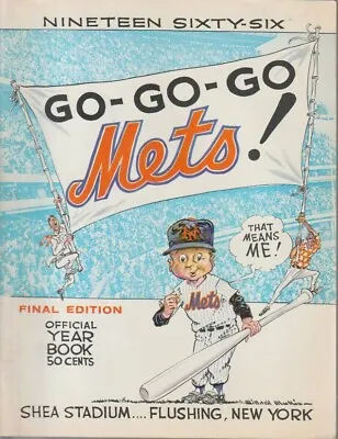 1966 Mets Final Edition Official Year Book Shea Stadium IR KL3774 • $36.75