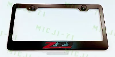 3D Z71 Emblem Stainless Steel License Plate Frame Rust Free • $22.99