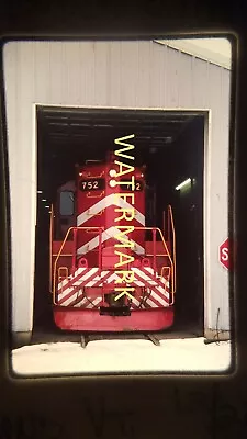 Dt19 Train Engine Locomotive 35mm Slide Railroad C&p 752 Rutland Vt 1984 • $6.21