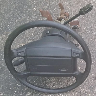 $289.99 • Buy 92-96 Ford F150 BRONCO STEERING COLUMN F250 F350 NON TILT AUTO KEY ASSEMBLY