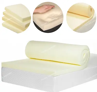 Memory Foam Sheets Uk Cut To Any Size Orthopedic Bench Seating Cushion • £8.49