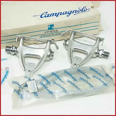 $279 • Buy NOS CAMPAGNOLO ATHENA QUILL PEDALS ROAD RACING VINTAGE BIKE BICYCLE STRAPS 80s