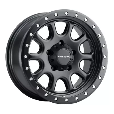 U.S. WHEEL Alum Stealth 771BL Simulated Beadlock 17X8.5 5X139.7 ET0 Blk (Qty 1) • $248.38