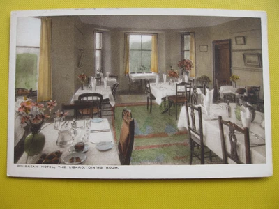 £2.99 • Buy Postcard Cornwall Polbrean Hotel Dining Room The Lizard R.A.P. Early Free Post