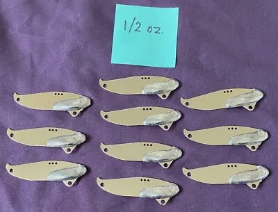 Lot Of 10 Vibrating Blade Bait 1/2oz. Nickel Plated • $18.75