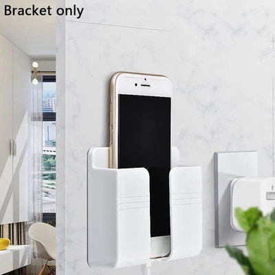 $5.13 • Buy Holder Stand Wall Mounted Mobile Phone Charging Storage Organizer Box Plug K5Z1