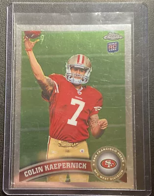 2011 Topps Chrome #25 Colin Kaepernick Rookie RC 49ers • $5.99