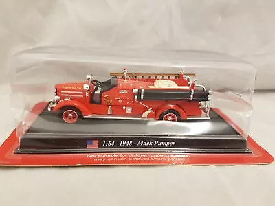 £6.99 • Buy Del Prado Fire Engines Of The World 1948 Mack Pumper 1:64