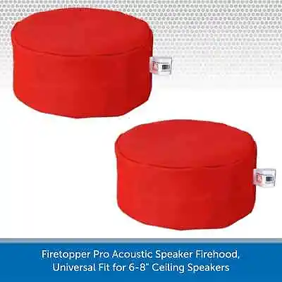 £79 • Buy 2 X Firetopper Acoustic Speaker Firehood Universal Fit For 6-8  Ceiling Speakers