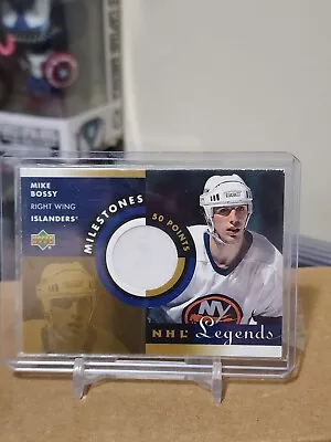 Mike Bossy 2001-02 NHL Legends Milestones Jersey New York Islanders • $14.49