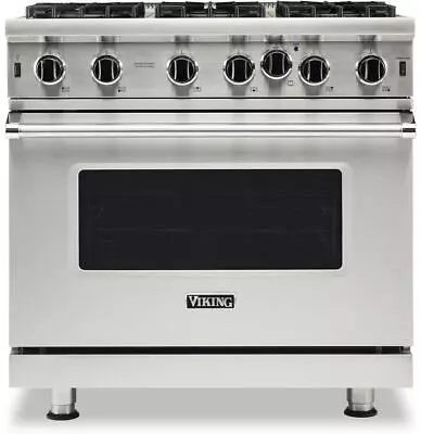 Viking 5 Series '20 36  Professional 6 Burners Natural Gas Range VGIC53626BSS • $5999