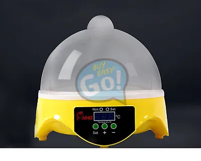 New 7 Egg Mini Automatic Digital  Micro Incubator Home Chicken Duck Bird Hatch • $76.74