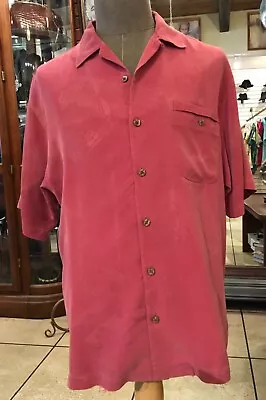 Tommy Bahama 100% Silk Shirt Men's M ((#8306) • $30