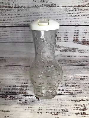 Good Seasons Vintage Salad Dressing Glass Cruet Shaker Bottle Vines W/ White Lid • $22.09