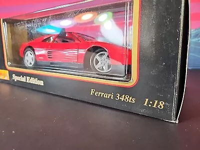 Maisto - Special Edition -  Ferrari 348 Ts  (1990)  - 1:18 - Diecast - In Box • $19.99
