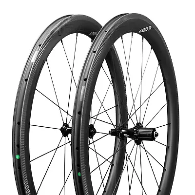 ICAN AERO 50 1357g Carbon Road Bike Wheelset Rim Brake 700C In USA • $699