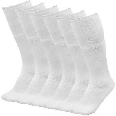 6/18 Pairs Men's Athletic Sports Tube Socks Over The Calf 25  Or 31  Big & Tall • $18.99