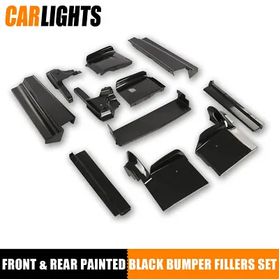 11 Sets Front & Rear Black Bumper Fillers Fit For Cadillac ElDorado 1979-1985 • $29.66