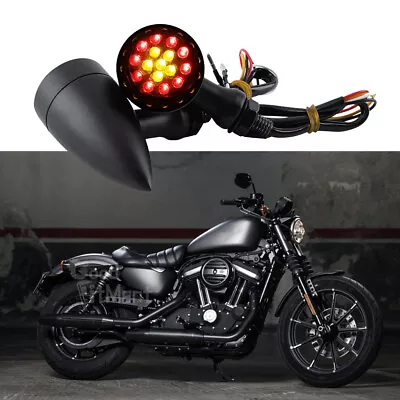 Motorcycle LED Turn Signal Light Blinker For Harley Sportster Iron 1200 883 XL • $22.37