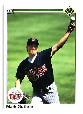 1990 Upper Deck Mark Guthrie RC Rookie Minnesota Twins #436 • $1.49