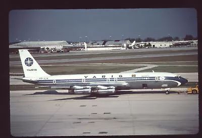 Dupe 35mm Airline Slide Varig 707-345C PP-VJX • $4.99