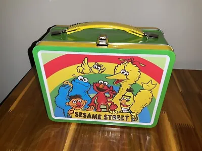 Sesame Street Lunch Box Tin Tote Big Bird Elmo Cookie Monster (Retro) New • $26.05
