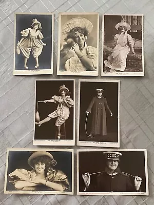 Miss Marie Studholme As Lady Madcap - Vintage Photo Postcards Edwardian X 7 • £3.25