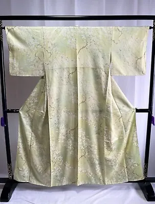 Vintage Japanese Silk Kimono Beautiful Kimono Robe • $48