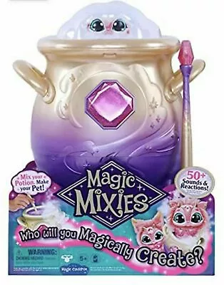MAGIC MIXIES MAGICAL MISTING CAULDRON ~ PINK Gem Interactive Plush Toy ~ NEW • $149
