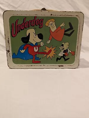 Holy Grail Mega Rare 1974 Vintage Underdog Collectible Metal Lunchbox No Thermos • $900