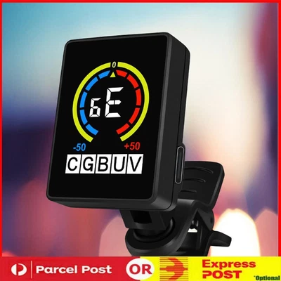 $14.59 • Buy Clip-On Tuner 360 Rotation Micro Headstock Tuner For Guitar Bass Ukulele Violin