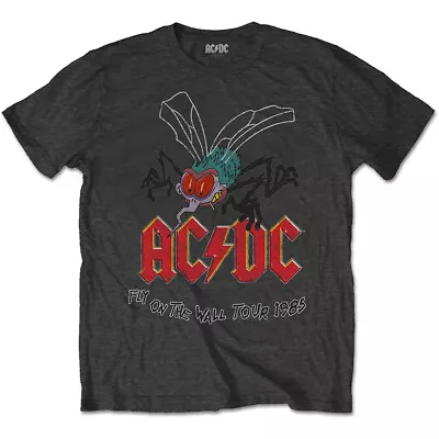 AC/DC Fly On The Wall Tour Official Tee T-Shirt Mens • £15.99