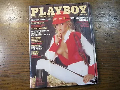 PLAYBOY Men’s Glamour Magazine  July 1983 - James Bond Beauties - Dynasty • £10