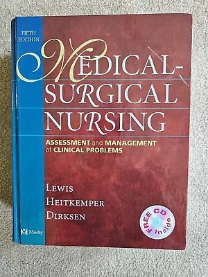 Medical-Surgical Nursing: Assessment And Management Of Clinical Problems 2000 HC • $28.99