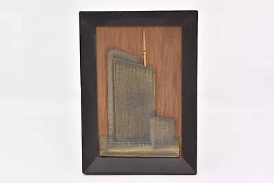 $74.99 • Buy Vintage Prudential Building Chicago, Il Souvenir Metal 3d Framed Picture