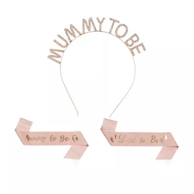 Mummy To Be Headband Sash Mom To Be Tiara Mom To Be Sash Baby Shower Tiara • $14.99