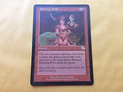 Burning Wish Judgment MTG Magic Card • $4