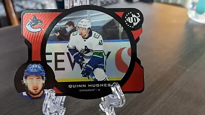 Quinn Hughes UD3 Diecut 2020-21 Upper Deck Extended Series UD3 /1000  Canucks • $12