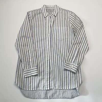 Madewell Classic Ex-Boyfriend Striped Button Down Shirt Extra Small • $9.95