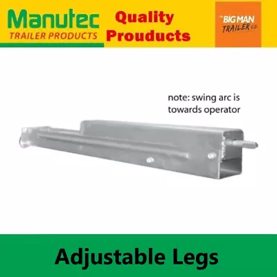 Manutec Caravan Corner Leg Stabilizer Steady Leveller 500mm Slot Head Trailer • $49