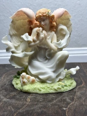 $15 • Buy 2001 Seraphim Classics #84309 Angel JENNA Unconditional Love Puppy Dogs Figurine