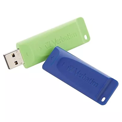 Verbatim 64GB Store 'n' Go USB Flash Drive - 2pk - Blue (99812) • $21.71